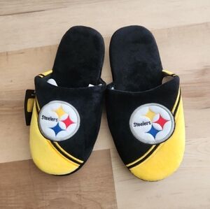 mens NFL steelers slippers 9/10